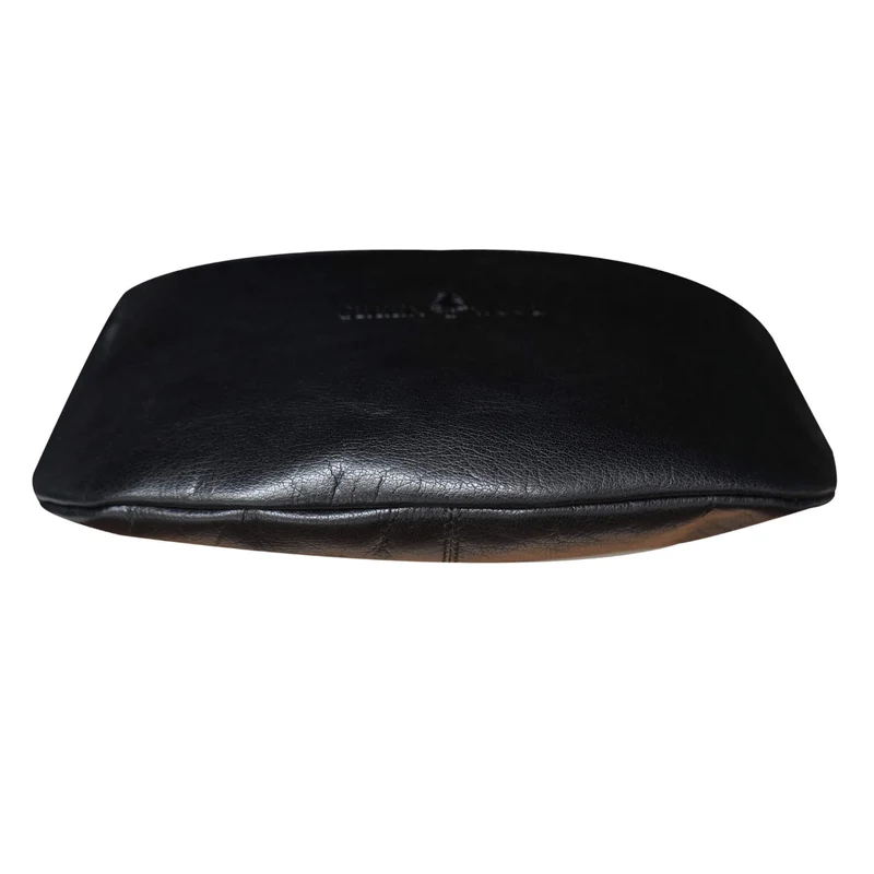 Zoe Gürteltasche Herren Klein Leder Bauchtasche Damen Schwarz