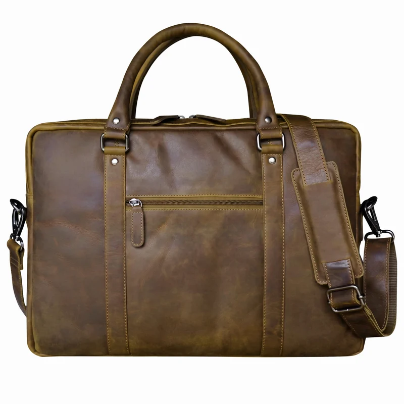 Riley Aktentasche Damen Modern Leder Laptoptasche 15,6 Zoll Herren
