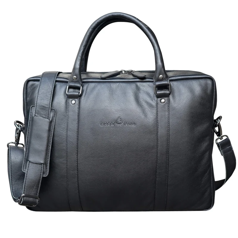 Riley Aktentasche Damen Modern Leder Laptoptasche 15,6 Zoll Herren
