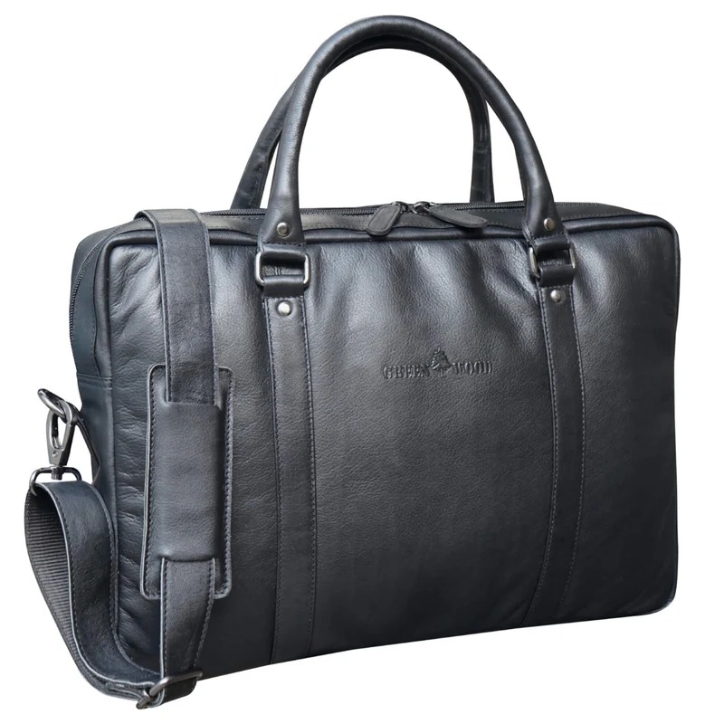 Riley Aktentasche Damen Modern Leder Laptoptasche 15,6 Zoll Herren