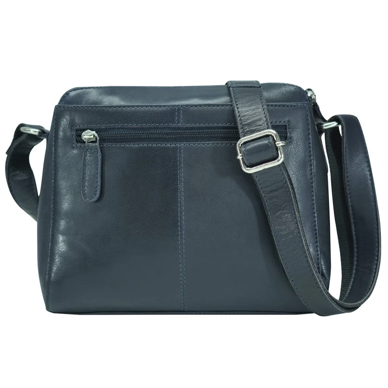Inga Umhängetasche Damen Cognac Crossbody Tasche Leder