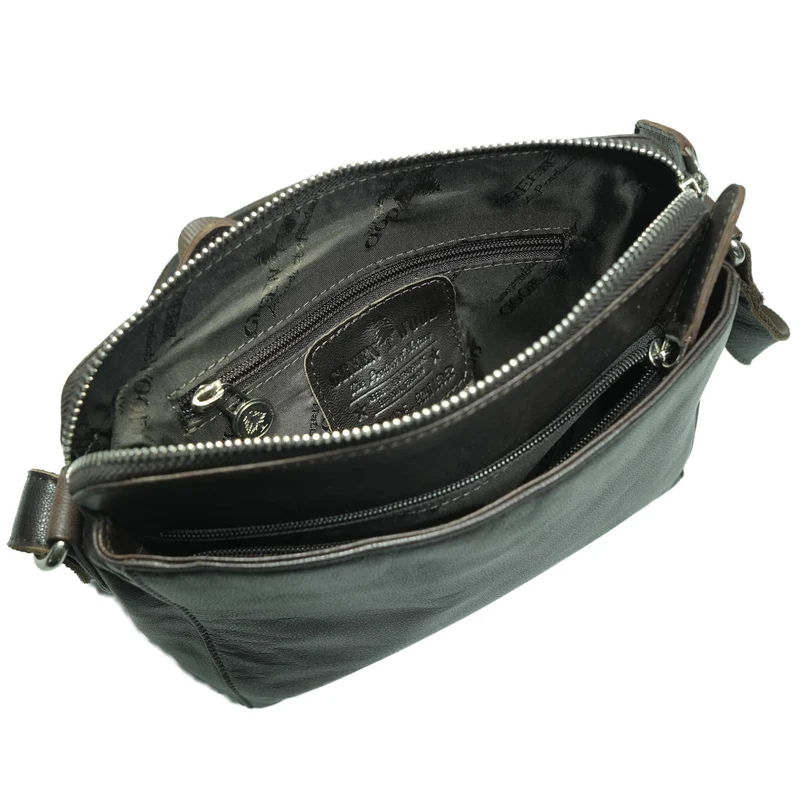 Inga Umhängetasche Damen Cognac Crossbody Tasche Leder
