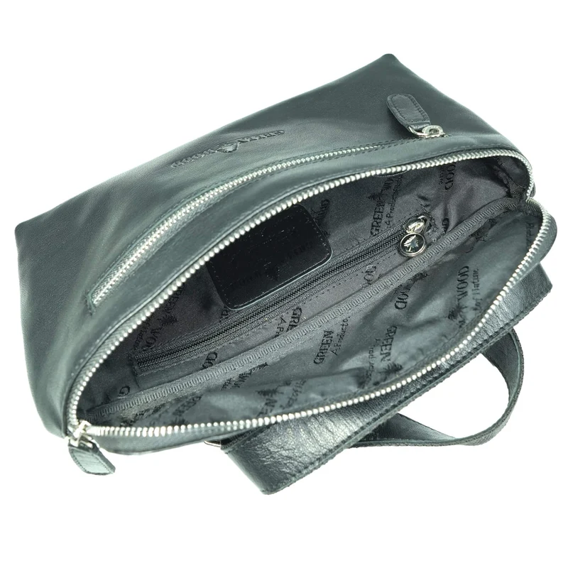 Ivar Herren Bauchtasche Leder Gürteltasche Blau Damen