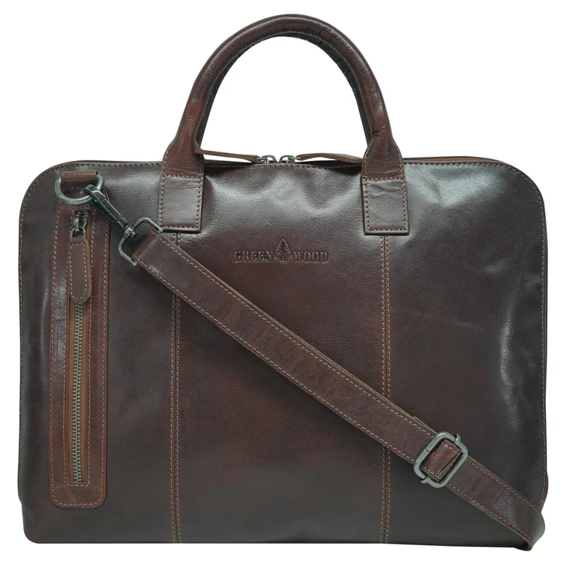 Ian Laptoptasche 14 Zoll Damen Leder: Gepolstert, Weit Öffenbar & Leicht