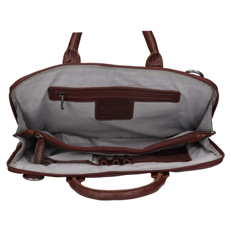 Ian Laptoptasche 14 Zoll Damen Leder: Gepolstert, Weit Öffenbar & Leicht