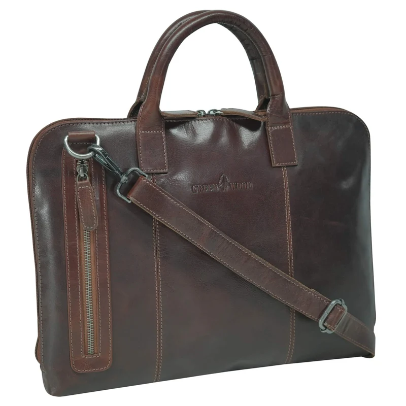Ian Laptoptasche 14 Zoll Damen Leder: Gepolstert, Weit Öffenbar & Leicht