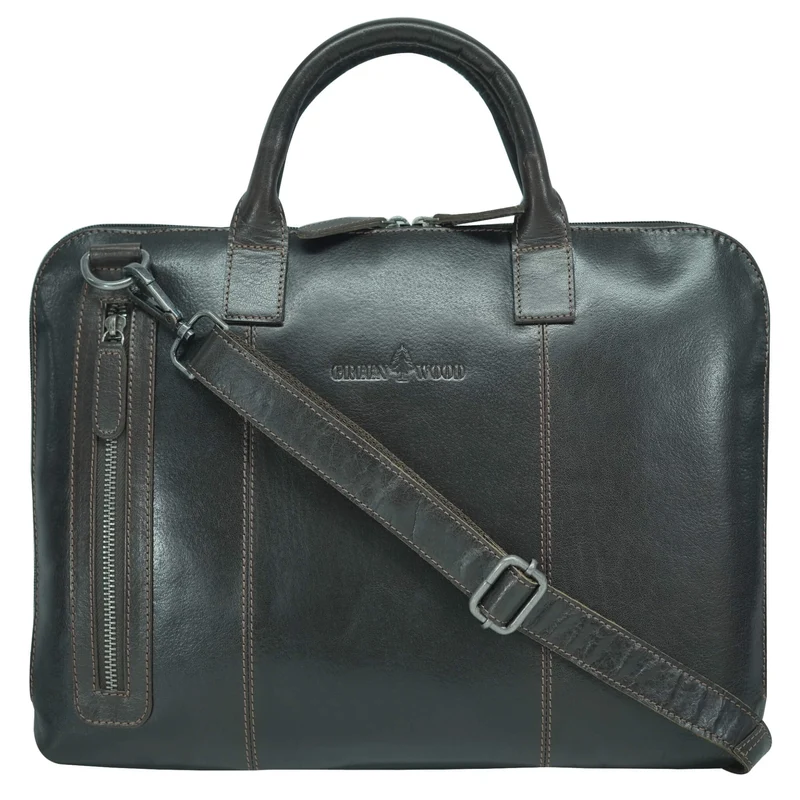 Ian Laptoptasche 14 Zoll Damen Leder: Gepolstert, Weit Öffenbar & Leicht
