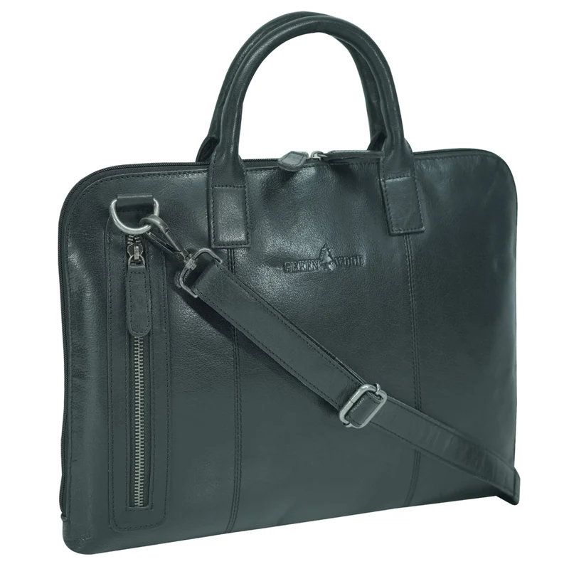 Ian Laptoptasche 14 Zoll Damen Leder: Gepolstert, Weit Öffenbar & Leicht