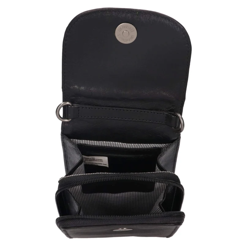 Cole Handytasche Leder zum Umhängen Mini Tasche Schwarz