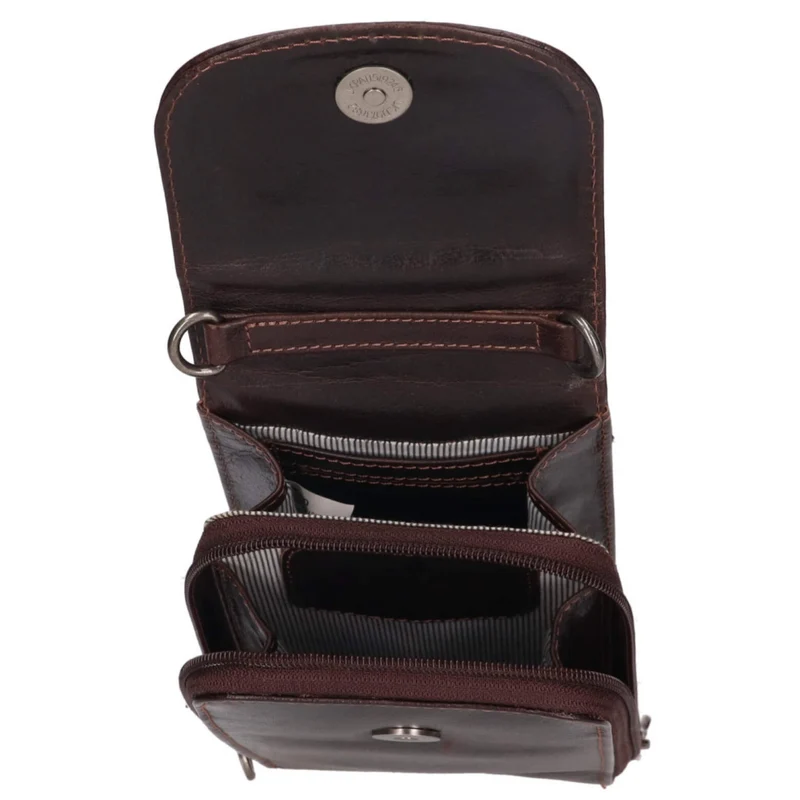 Cole Handytasche Leder zum Umhängen Mini Tasche Schwarz