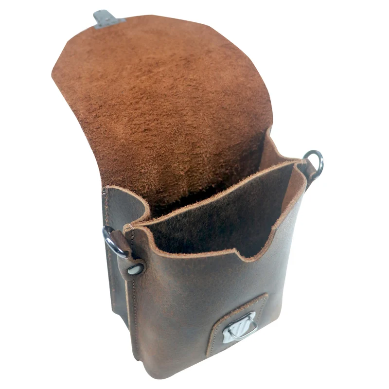 Arne Bauch Gürteltasche Leder mit Gürtelschlaufe und Hakenring