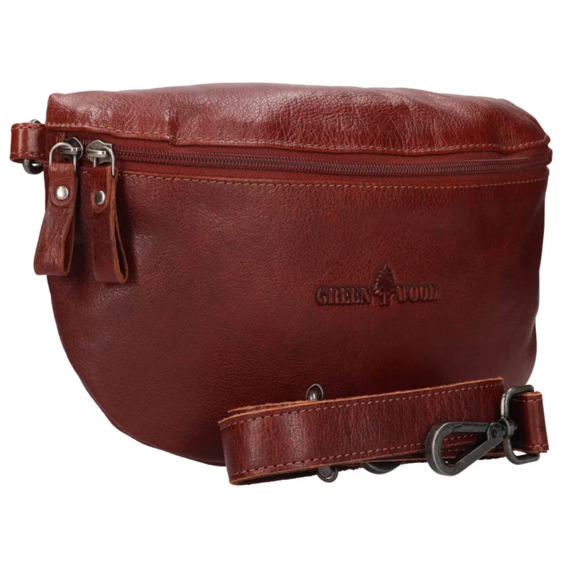 Zoe Bauchtasche Groß Herren Leder Gürteltasche Damen