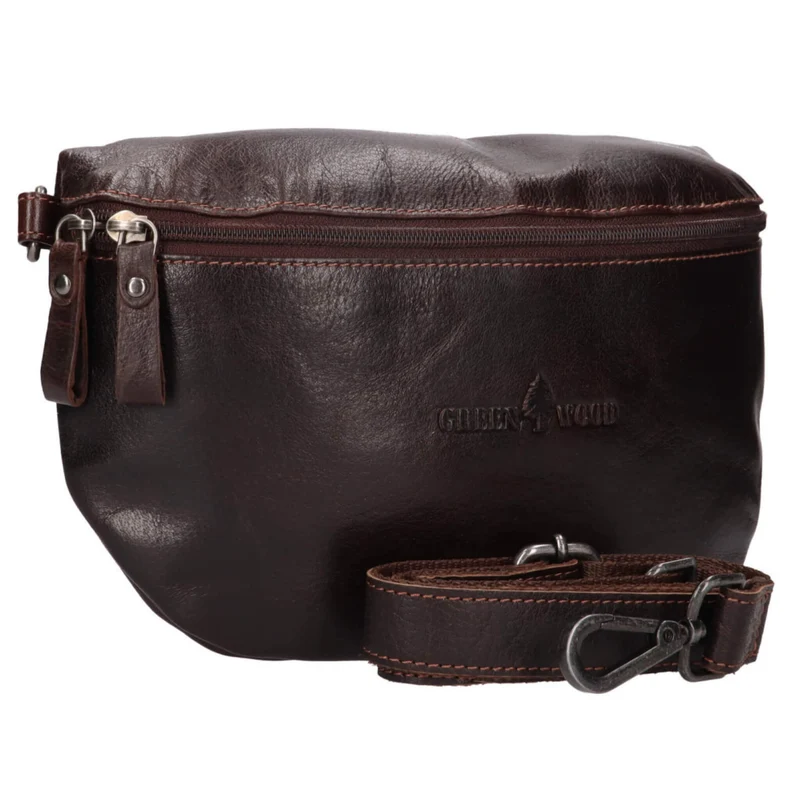 Zoe Bauchtasche Groß Herren Leder Gürteltasche Damen
