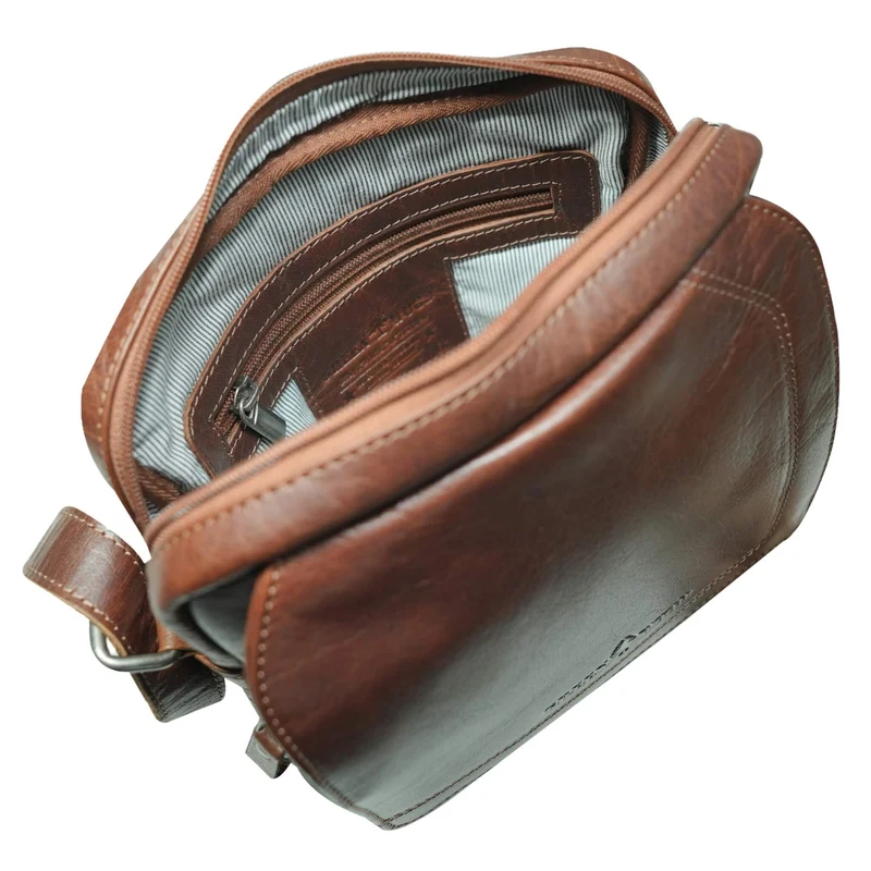Axel Umhängetasche Echtleder Herren Kuriertasche Damen