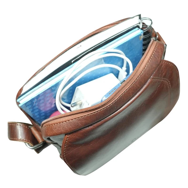 Axel Umhängetasche Echtleder Herren Kuriertasche Damen