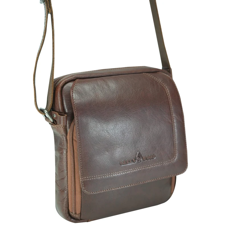 Axel Umhängetasche Echtleder Herren Kuriertasche Damen