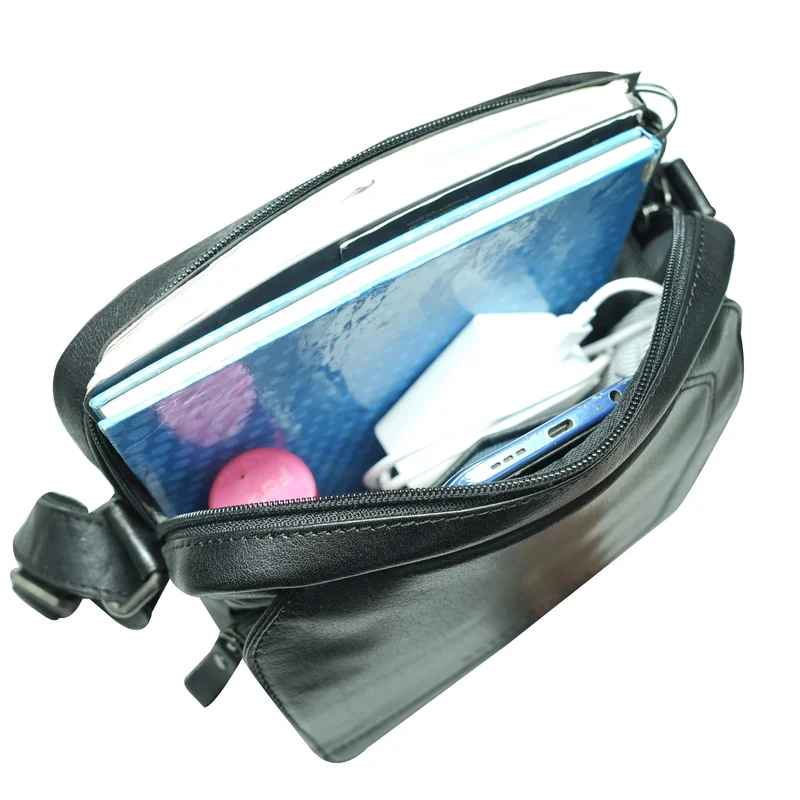 Axel Umhängetasche Echtleder Herren Kuriertasche Damen