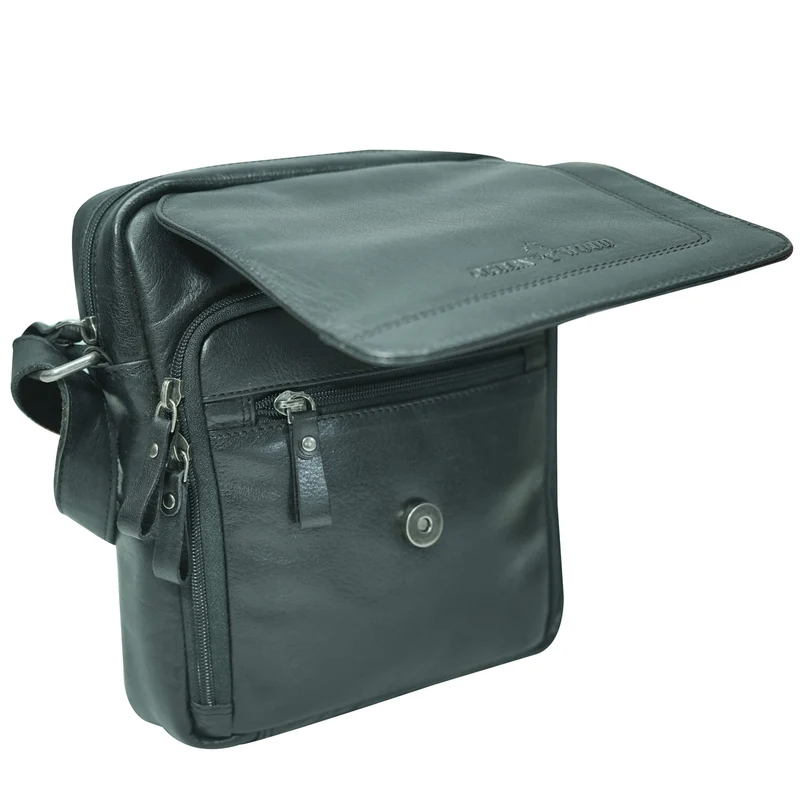 Axel Umhängetasche Echtleder Herren Kuriertasche Damen