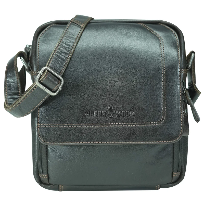 Axel Umhängetasche Echtleder Herren Kuriertasche Damen