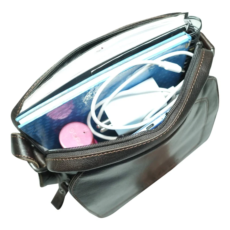 Axel Umhängetasche Echtleder Herren Kuriertasche Damen