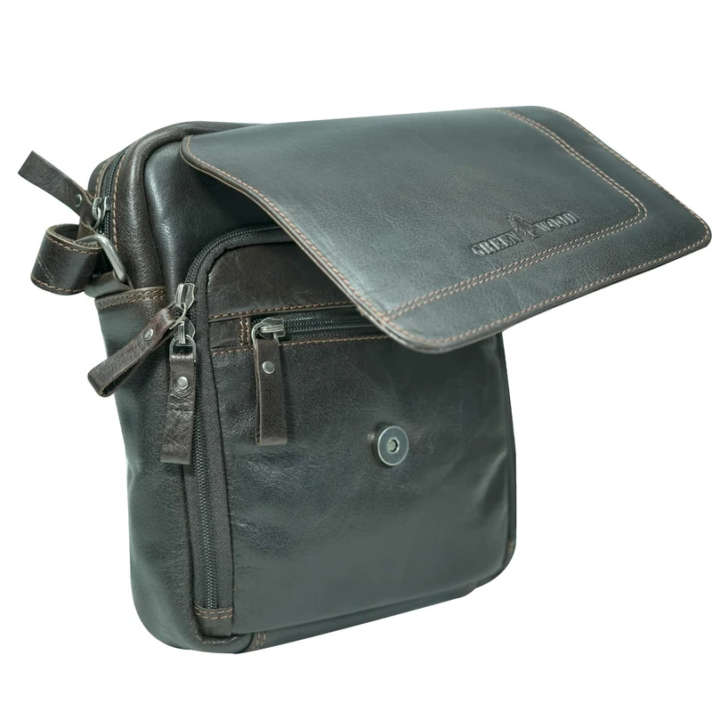 Axel Umhängetasche Echtleder Herren Kuriertasche Damen