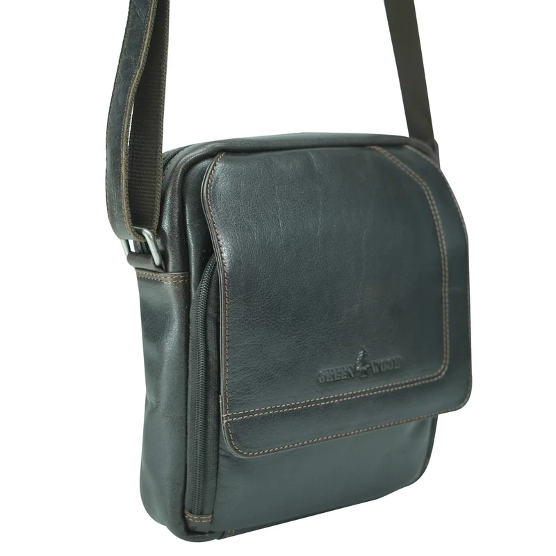 Axel Umhängetasche Echtleder Herren Kuriertasche Damen