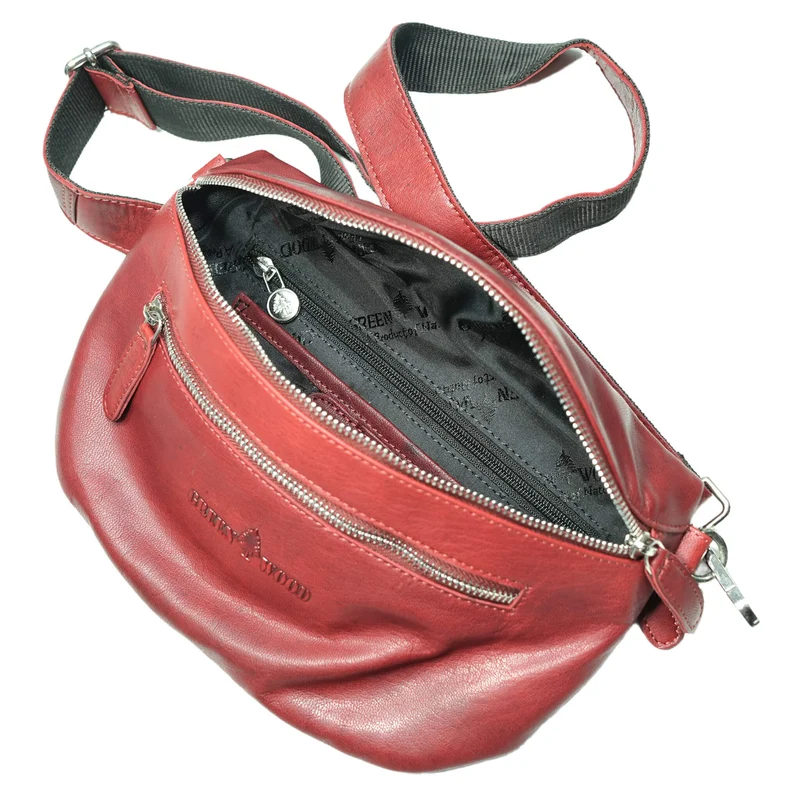 Svala Bauchtasche Gürteltasche Damen Leder Crossbody Herren
