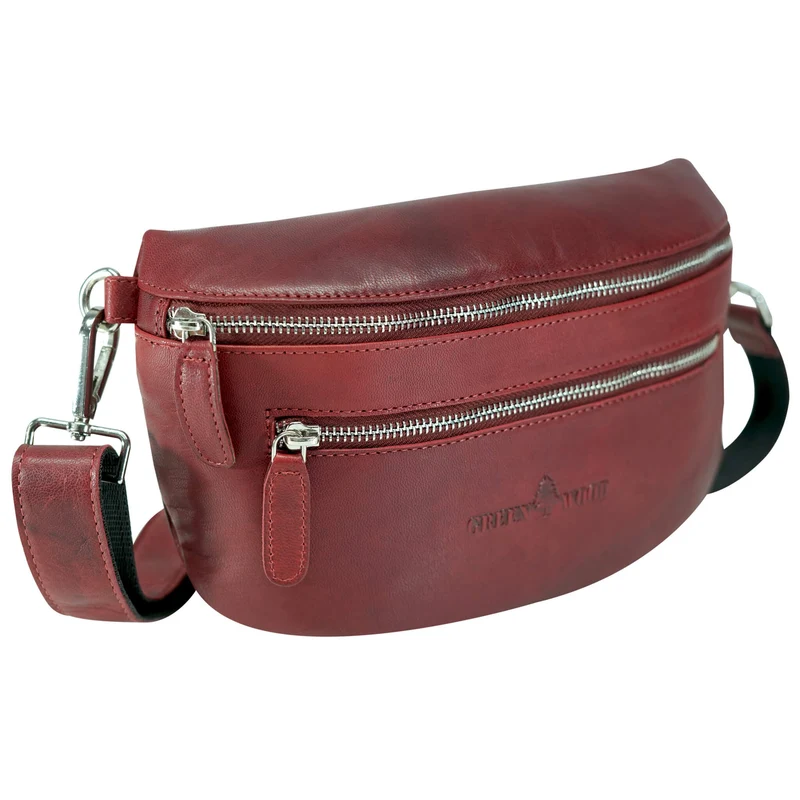 Svala Bauchtasche Gürteltasche Damen Leder Crossbody Herren
