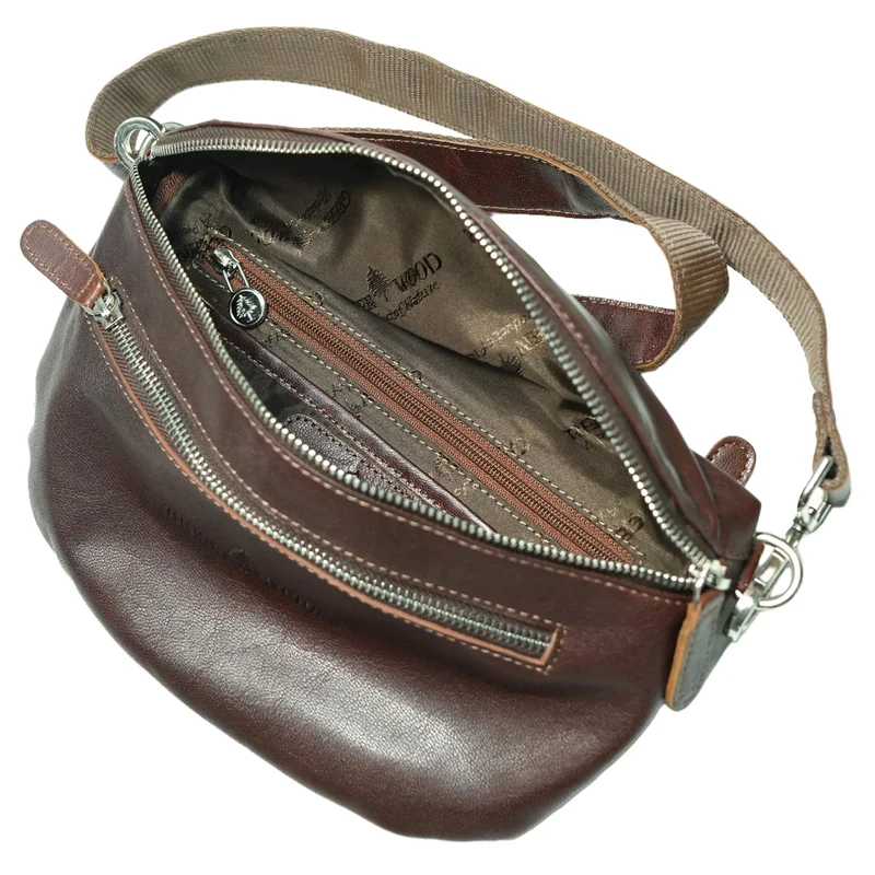 Svala Bauchtasche Gürteltasche Damen Leder Crossbody Herren