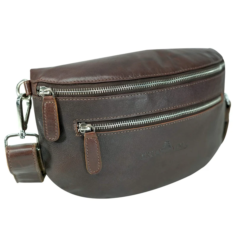 Svala Bauchtasche Gürteltasche Damen Leder Crossbody Herren