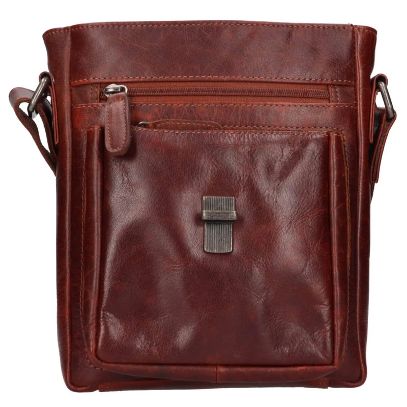Sven Männer Umhängetasche Leder Mittelgroß Handtasche