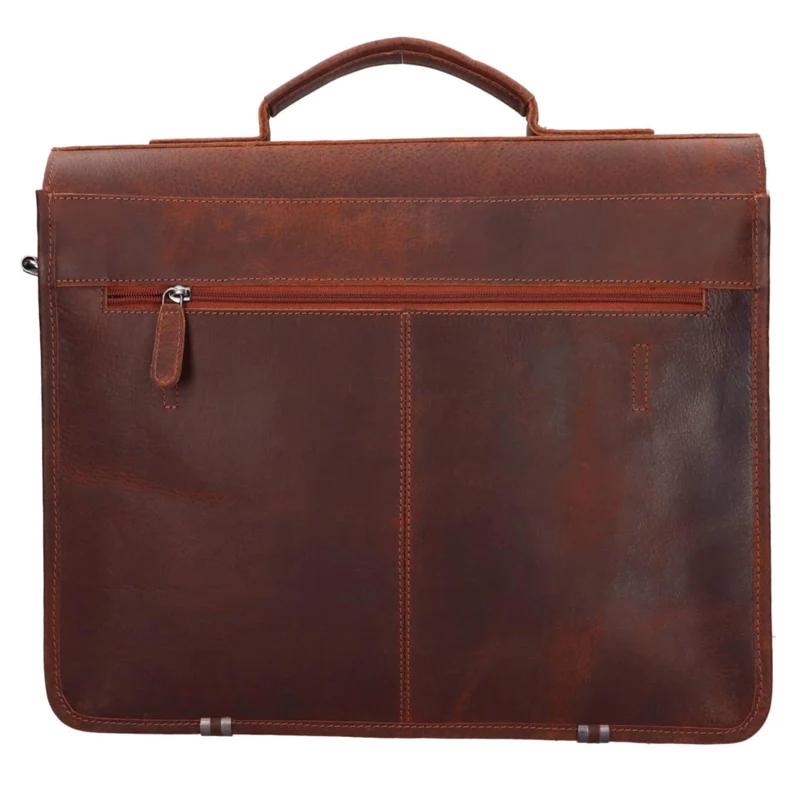 Scott Aktentasche Herren Leder Laptop Businesstasche 15 Zoll