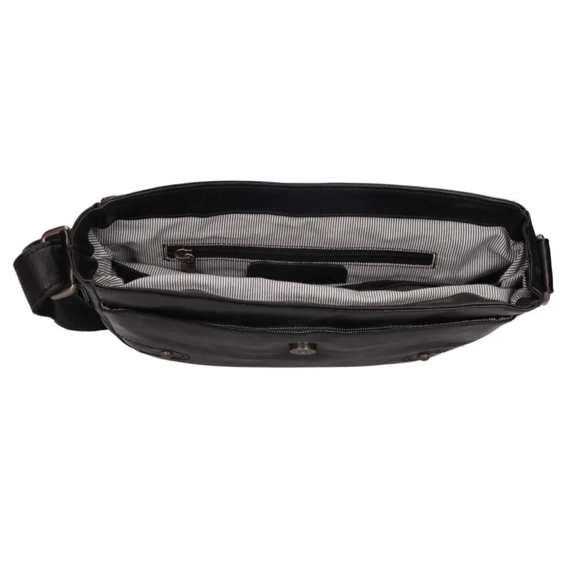 Brice Crossbody Bag Damen Leder Schultertasche Braun Mittelgroß