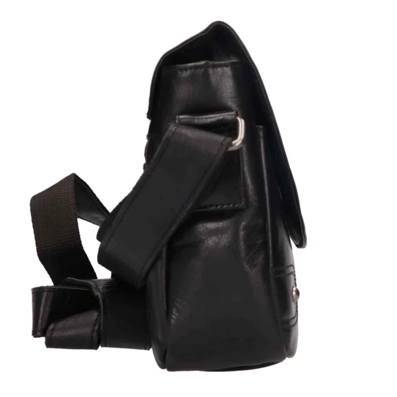 Brice Crossbody Bag Damen Leder Schultertasche Braun Mittelgroß