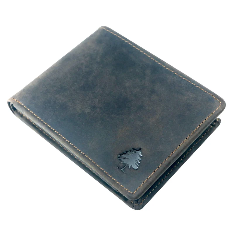 Ned Herren Brieftasche Leder Querformat RFID Geldbörse