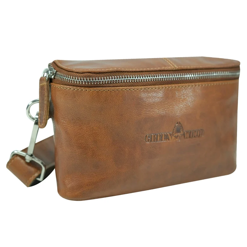 Asta Gürteltasche mit Schultergurt Damen Tasche für Gürtel Herren