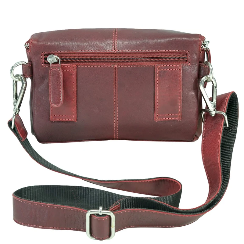 Asta Gürteltasche mit Schultergurt Damen Tasche für Gürtel Herren