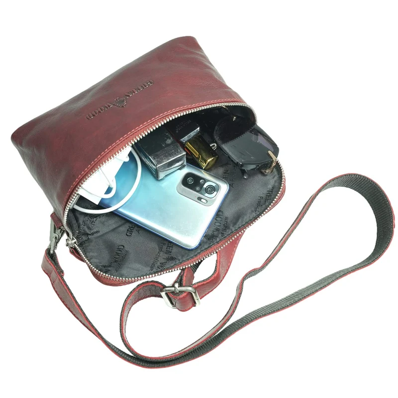 Asta Gürteltasche mit Schultergurt Damen Tasche für Gürtel Herren