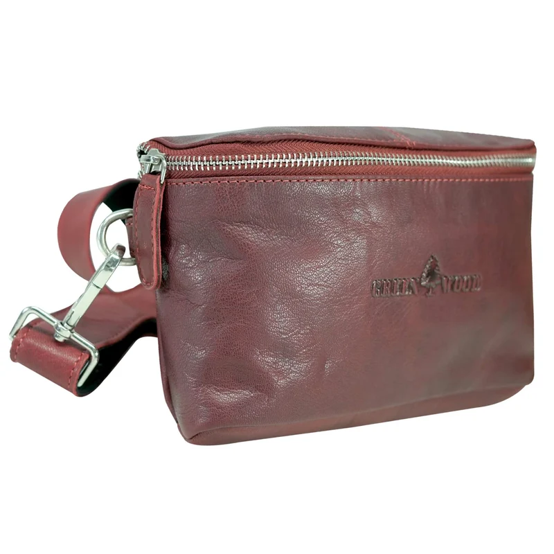 Asta Gürteltasche mit Schultergurt Damen Tasche für Gürtel Herren