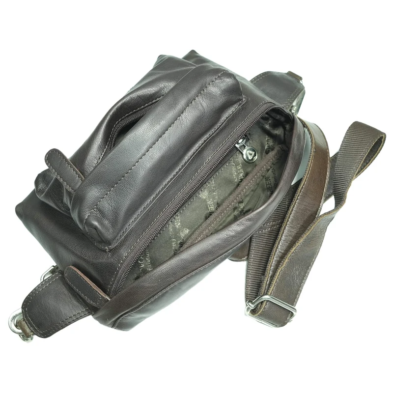 Sigi Leder Gürteltasche Damen Bauchtasche Umhängen Herren