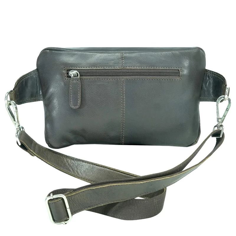 Sigi Leder Gürteltasche Damen Bauchtasche Umhängen Herren