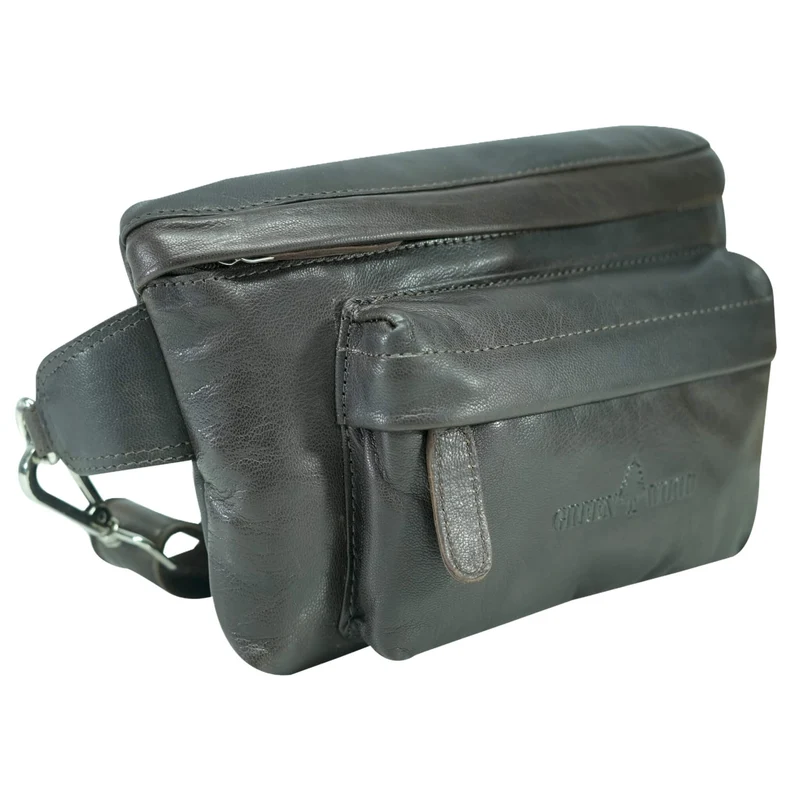 Sigi Leder Gürteltasche Damen Bauchtasche Umhängen Herren