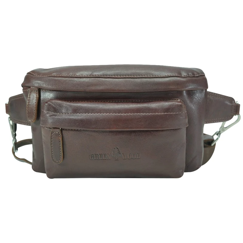 Sigi Leder Gürteltasche Damen Bauchtasche Umhängen Herren