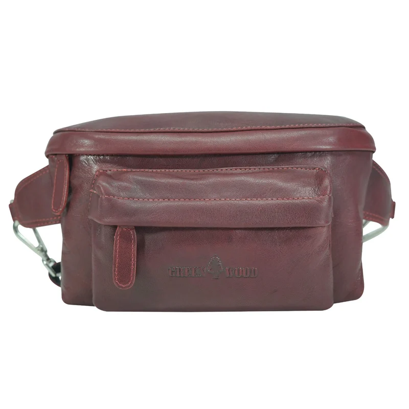 Sigi Leder Gürteltasche Damen Bauchtasche Umhängen Herren