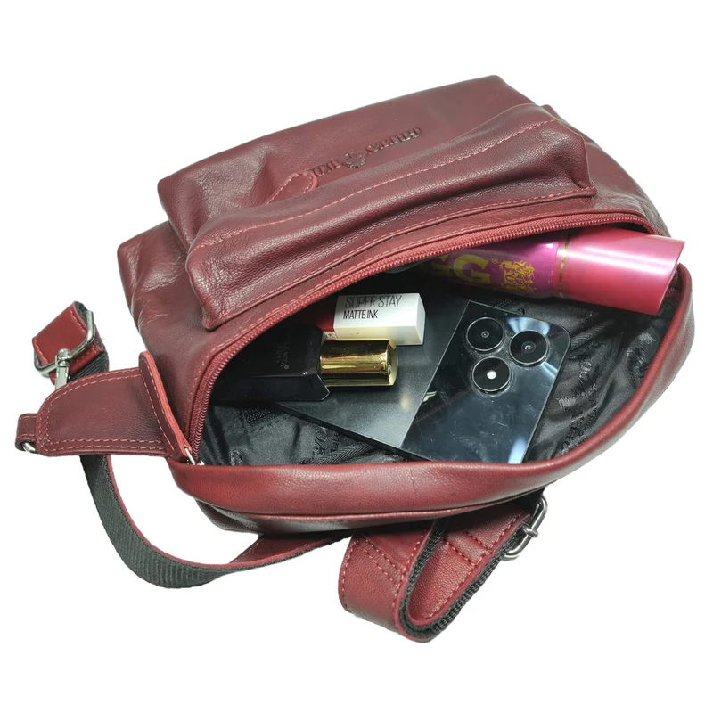 Sigi Leder Gürteltasche Damen Bauchtasche Umhängen Herren