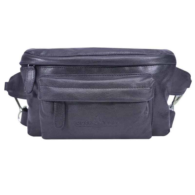 Sigi Leder Gürteltasche Damen Bauchtasche Umhängen Herren