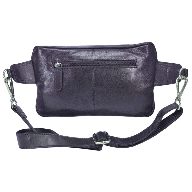 Sigi Leder Gürteltasche Damen Bauchtasche Umhängen Herren