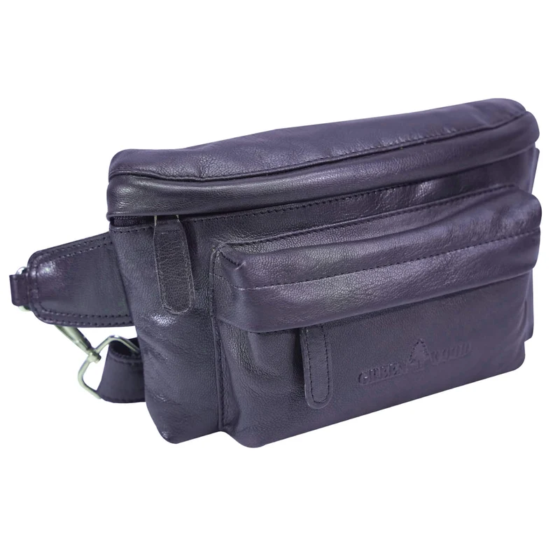 Sigi Leder Gürteltasche Damen Bauchtasche Umhängen Herren