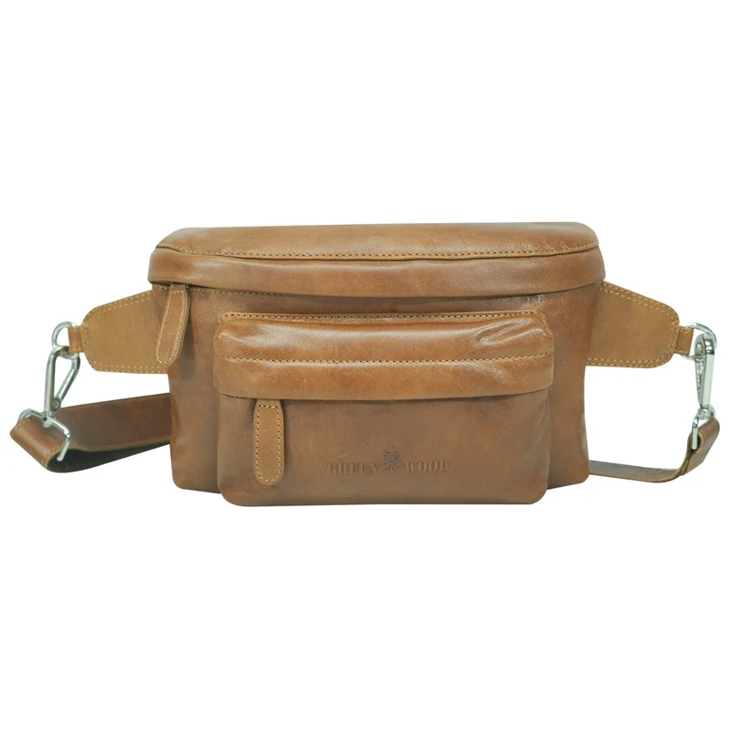 Sigi Leder Gürteltasche Damen Bauchtasche Umhängen Herren