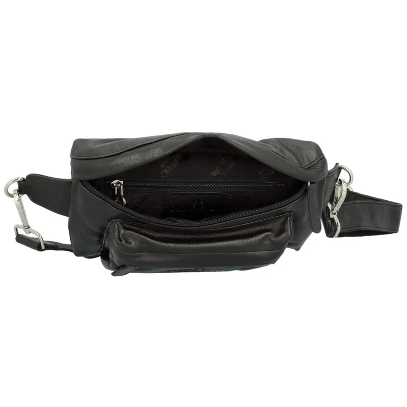 Sigi Leder Gürteltasche Damen Bauchtasche Umhängen Herren